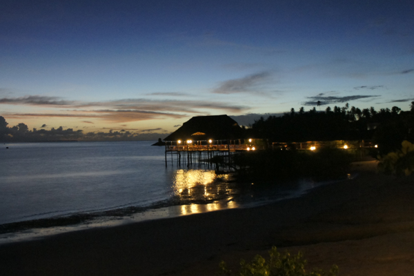 Misali Sunset Beach hotel in Pemba Misali Sunset Beach right after sunset in Pemba, Zanzibar